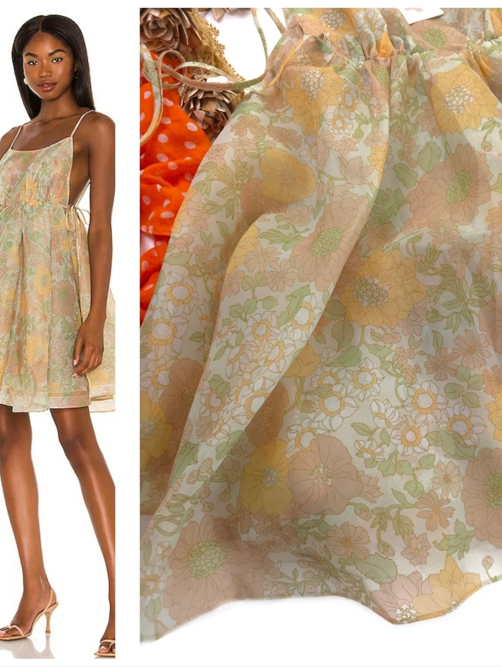 New Selkie Empress The Citrus Trip Dress Sz M - Picture 2 of 15